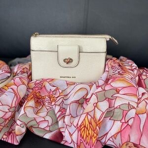 Spartina 449 Cream Lindsey Phone Crossbody